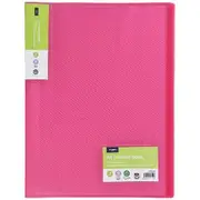 J.Burrows Recycled Ice Display Book 20 Pocket Pink