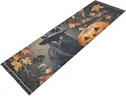 YXYZRMY Washable Runner Rug Halloween Pumpkin Witch Hat 2’ x 6’ Non Slip Runner Rug for Hallways Entryway Bedroom Floor Carpet Runner- Soft Thin Mat with Rubber Backing for Family Pet