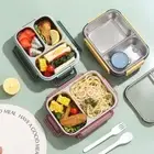 Stackable Lunch Box Stainless Steel Lunch Container Portable Bento Box