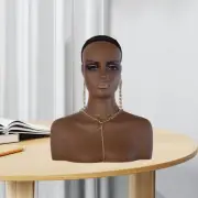 Female Mannequin Head Making Styling Jewelry Manikin Wig Display Stand Women