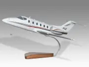 Mitsubishi MU-300 Desk Wood Airplane New Model Small Scale 1/48