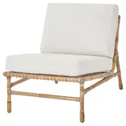 TVARÖ seat sec for modular sofa, outdoor, brown/Frösön/Duvholmen beige