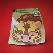 Jungle Animal Face Masks Kids Safari Themed Birthday Party 8 Piece Decoration 3+