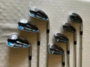 NEW Tour Edge Hot Launch C522 Iron Set 4-PW FST KBS Max 80 S Steel Stiff Flex