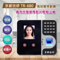 在飛比找momo購物網優惠-【京都技研】TR-680 人臉/指紋/磁卡/密碼 四合一網路