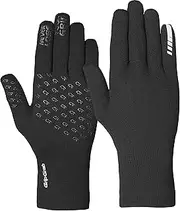 [GripGrab] Waterproof Knitted Thermal Cycling Gloves Winter Anti Slip Windproof Full Finger Rain Protection Bicycle Glove