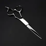 Hair Cutting Scissors, 6inch Professional 440c Steel Upscale Silver Haircut thinning Barber Cutting Shears Hairdressing Scissors