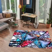 3D Rotating Texture NAO10590 Game Rug Mat Elegant Photo Carpet Mat Fay
