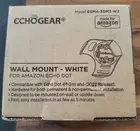 EchoGear - White Wall Mount For Echo Dot (4th Gen) Model EGMA-EDM3-W2