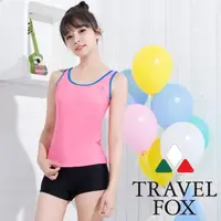 在飛比找momo購物網優惠-【夏之戀TRAVEL FOX】少女時代長版兩件式泳衣(C15