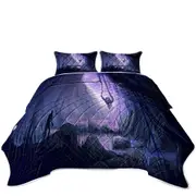 Scary Art the Nightmare Marsh Coverlet