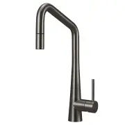 OLIVERI Essente 316 Stainless Steel Square Goose Neck Pull Out Mixer - Gunmetal SS31675-GM