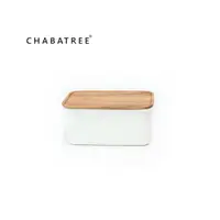 在飛比找樂天市場購物網優惠-泰國Chabatree 1.9L琺瑯密封儲物盒/保鮮盒(白)