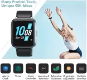 Smartwatch, Fitness Tracker Watch, IP68 Waterproof, Men Women Sleep Heart Rate
