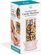 The Original Triple Candy Machine, Fun Candy and Nut Dispenser Pink