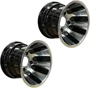 TDR 2pcs Rear Rim for 22x11-10" Tyres - 10" Inch Rim for 200cc 250cc Quad Dirt Bike ATV Buggy