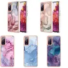 Phone Cover for Samsung A13 A23 A73 A22 A32 A52 Luxury Marble Silicone Back Case