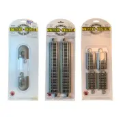 3 x Bachmann HO Scale Straight Track / Bumpers, 44511, 44512, 44590