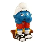 Schleich 2003 Smurfs Football Soccer Substitue Smurf 21018