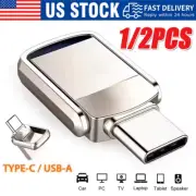 2x 1TB 2TB Type C USB 3.0 Flash Drive Thumb Drive Memory Stick for PC Laptop New