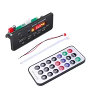 Car 5V 2X3W Mp3 Audio Player Decoder Board Fm Radio Tf Usb 3.5Mm Aux With Bluetooth and Recording Call Function and Remote Control