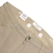 Brax NWT 5 Pocket Jean Cut Pants Hi-Flex Size 36 US Chuck in Beige Cotton Blend