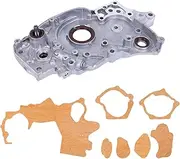 Vorally Engine Oil Pump with Gasket 17653570 M507 OP162 Compatible for Mitsubishi Eclipse Galant Outlander Lancer 2004-2012 High Volume Oil Pump