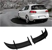 BHYYDSS for VW for Golf MK6 Car Rear Trunk Spoiler Tail Spoiler Lid Wing Car Rear Spoilers(Carbon Grain)