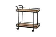 Bradley Rustic Bar Cart