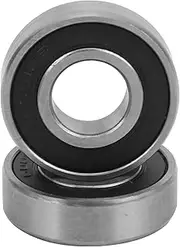 Denash Wheel Bearings for Xiaomi M365/PRO, Stainless Steel Material Wheel Ball Bearings Dust Cover for Electric Scooters