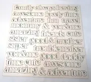 Mintay Chippies Chipboard Decor Elements Family Set MT-CHIP2-D51