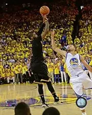 Kyrie Irving Three Pointer Game 7 of the 2016 NBA Finals Sports Photo
