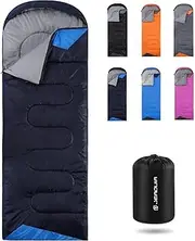 Sleeping Bags for Adults Women Backpacking Lightweight Waterproof- Summer Weather Sleeping Bag for Girls Warm Camping Hiking Outdoor Travel Hunting with Compression Bag