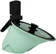 Kitchen Roll Pan Plus, Automatic Rotating Cooking Pot, Camping Oven, Korean BBQ, Outdoor Grill, Mint