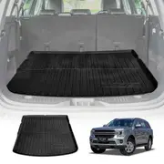 3D Heavy Duty All Weather Boot Liner for Ford Everest 2022-2025 Heavy Duty Cargo Trunk Mat Luggage Tray