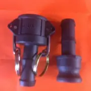 Camlock 3/4 BSP Set | Type C + E | Poly / Glass | hose fire pump