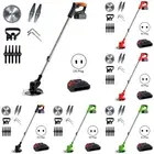 Foldable Adjustable Grass Trimmer Rechargeable Weed Lawn Edger with Blades Hot