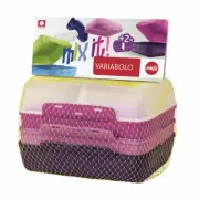 Emsa Variabolo Girls Half Bowls 4 pcs Bread Box Kids Box Divider