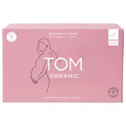 Tom Organic Maternity Pads Wingless 8 Pack