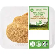 Macro Free Range Chicken Schnitzel 350g