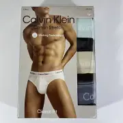 Calvin Klein Underwear Men's Multi Color Cotton Stretch 3-Pack Briefs Size XL
