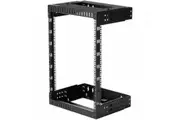 StarTech.com 2-Post 15U Heavy-Duty Wall Mount Network Rack, 19" Open Frame Server Rack with Adjustable Depth, Data Rack for IT E