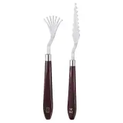 2pcs E3 E4 Painting Palette Knife Set Stainless Steel Art Spatula Scraper Tools