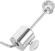 FONDOTIN Stainless Steel Rotisserie Weight for Outdoor Grilling Durable Grill Spit Weight Stopper for Roast Chicken Meat Setup Portability BBQ Accessory