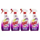 4x Ajax 500ml Spray N' Wipe Multipurpose Trigger Cleaner Bottle Lavender/Citrus