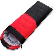 Down Sleeping Bag, Waterproof and Moisture Proof Stitching Envelope Sleeping Bag for Teens Adults Hiking Backpacking Camping,Red,1.6 kg