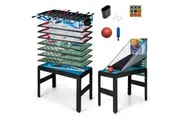 Costway 14-in-1 Combo Game Table Set Multi Game Table w/Foosball Air Hockey Basketball