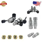 Heavy Duty 5000 PSI Hydraulic Adapter Set - Quick Connect NPT & Pioneer Couplers