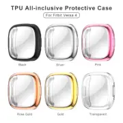 TPU Case Full Screen Protector Shell Cover Skin For Fitbit Versa 4 Smart Watch