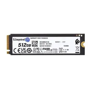 金士頓 Kingston SKC3000 512G NVMe PCIe SKC3000S/512G SSD 固態硬碟